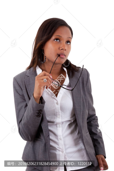 體貼的非洲裔美國商業(yè)女性