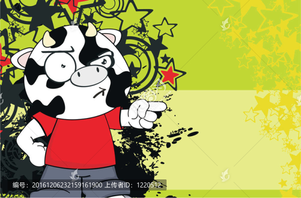 孩子background11奶牛卡通
