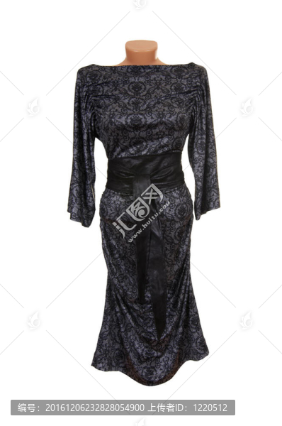 美麗的豪華禮服上的白色。