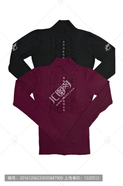 優(yōu)雅；白色的現(xiàn)代毛衣。