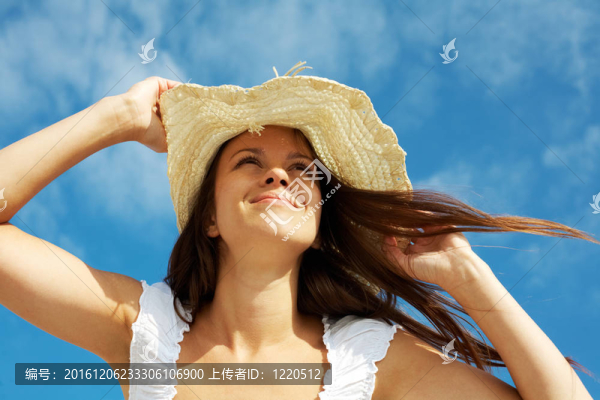 女孩的帽子