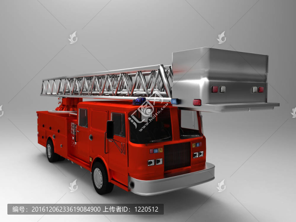 紅色的消防車