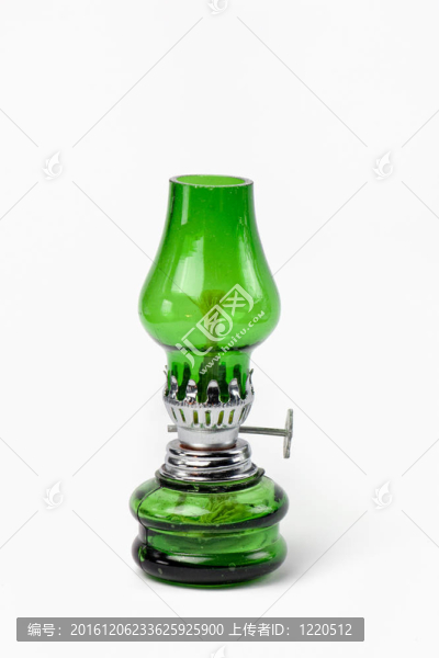 綠色的煤油燈