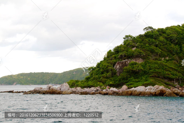 美麗的藍(lán)色海洋從斯米蘭群島泰國；亞洲