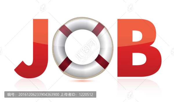 插圖設(shè)計(jì)工作的救生圈