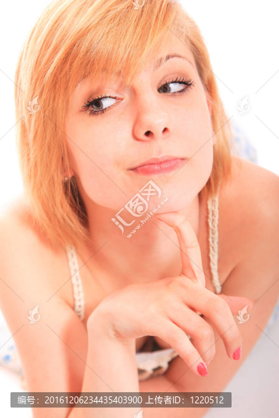 金發(fā)女人的肖像