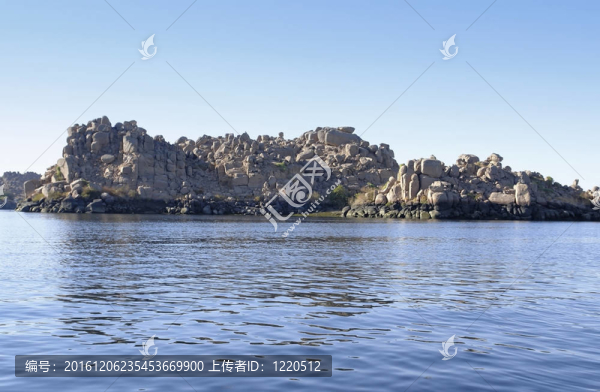 在埃及附近的Philae景觀