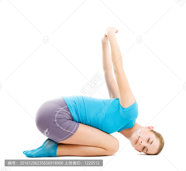 年輕女子健身