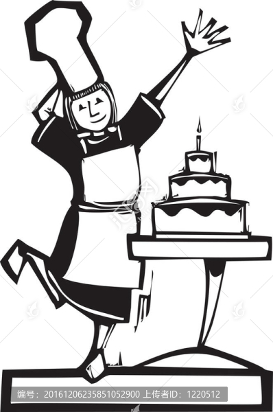 廚師和生日蛋糕