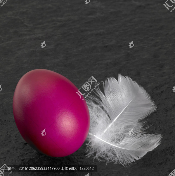 復(fù)活節(jié)彩蛋和羽絨羽毛