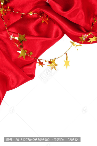 以金星為背景的平滑絲綢