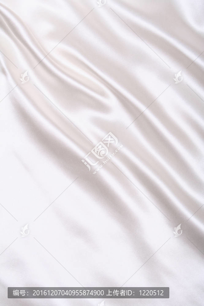 光滑典雅的白色絲綢婚禮背景
