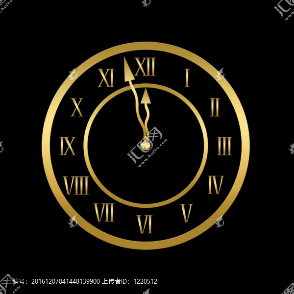 時(shí)鐘顯示幾乎十二