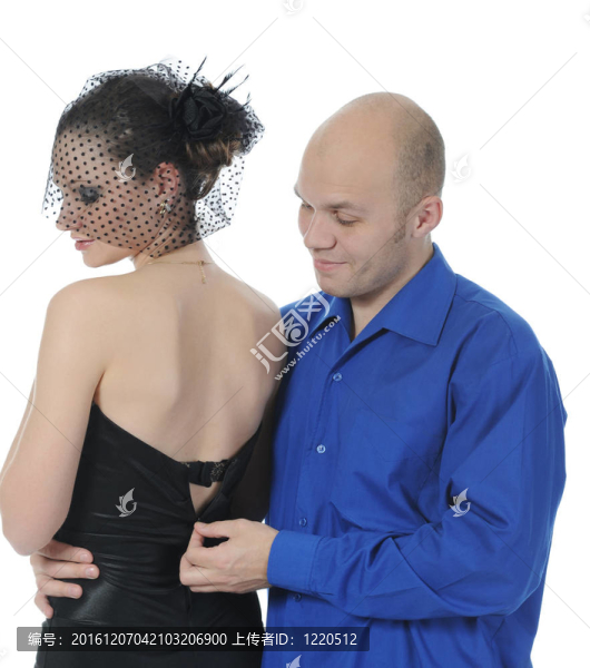 穿晚禮服的女人