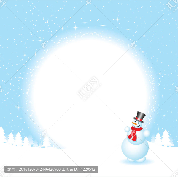 雪人的背景