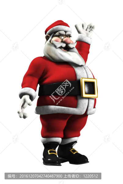揮舞著Santa