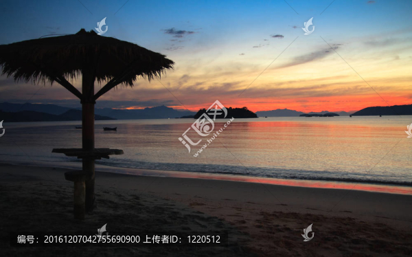 Paraty海灘日落