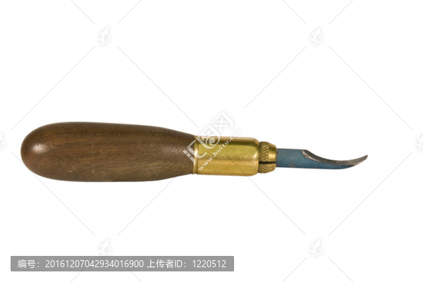 木雕刀孤立