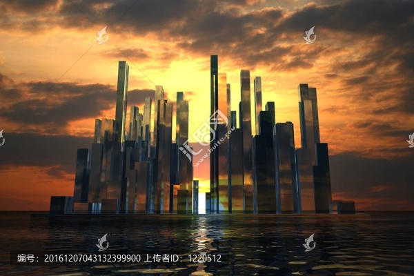 摘要摩天大樓3D