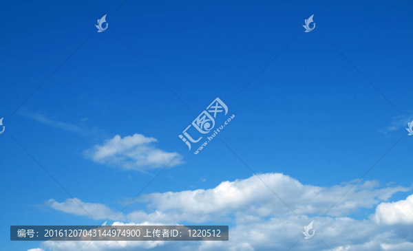 藍色的天空