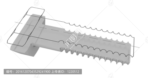 螺栓截面