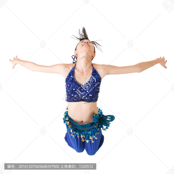 漂亮的女孩飛