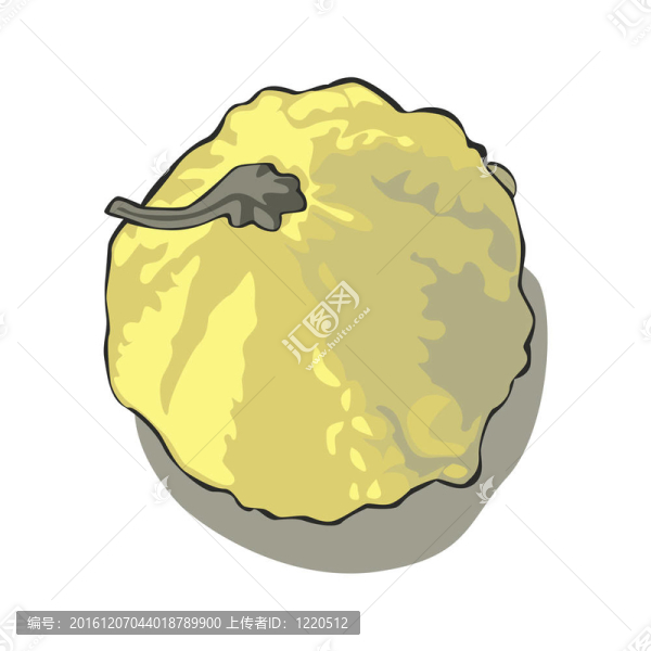 一個南瓜插圖