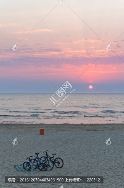 海上日落