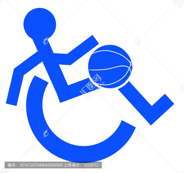 輪椅運動的標(biāo)志或符號