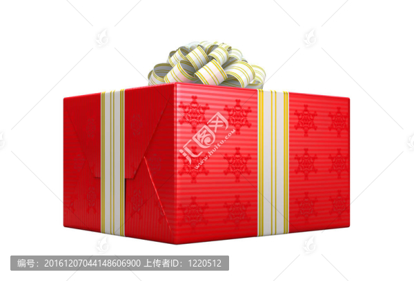 紅色禮品或禮品盒與弓