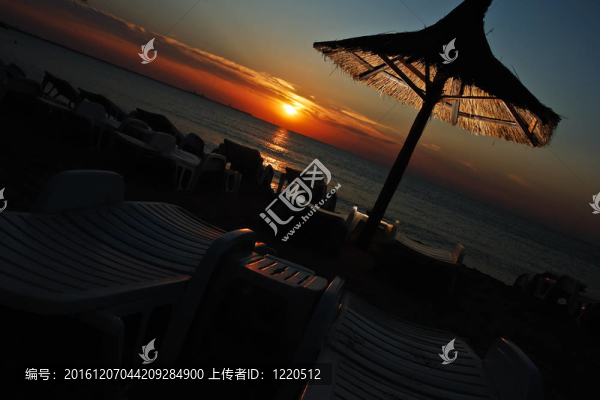 海灘日出