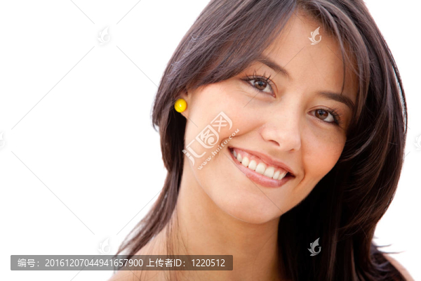 美女的微笑