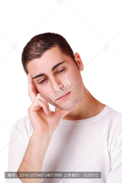 一個(gè)隨便的年輕人的肖像