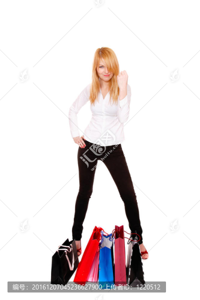 購物性感的女人