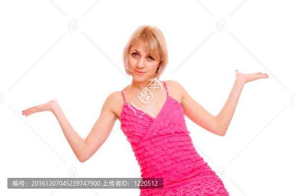 一個清新可愛的女人的畫像