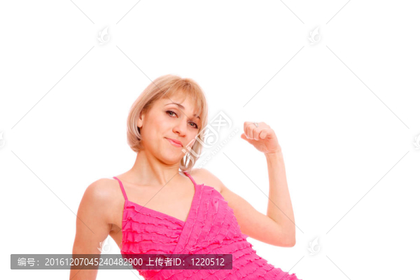 一個(gè)清新可愛的女人的畫像