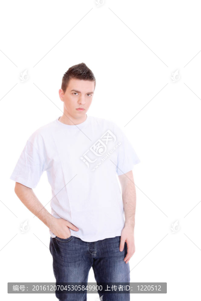 年輕的隨便的人