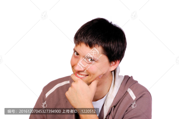 快樂青年休閑人像