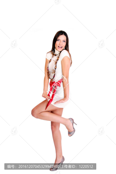美麗的微笑的女人