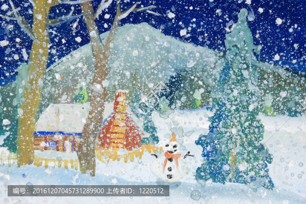 兒童藝術(shù)-降雪