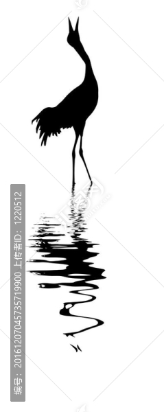 白色背景上起重機的輪廓