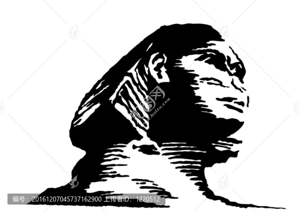 獅身人面像插畫(huà)