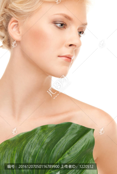 綠葉女人