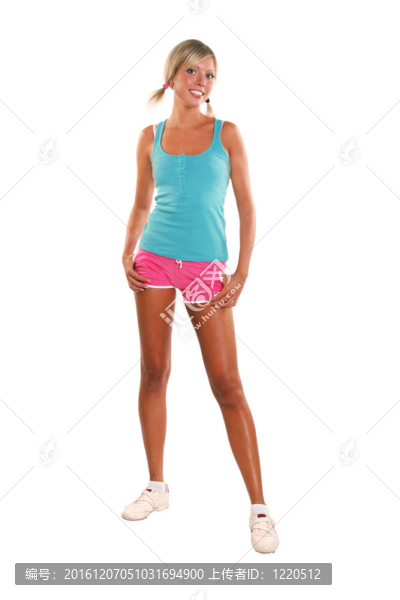 年輕的運(yùn)動(dòng)女孩