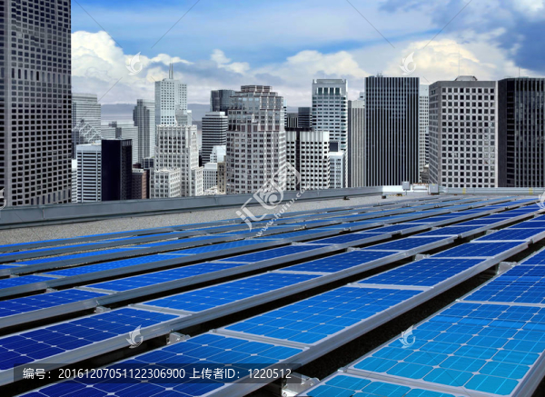 現(xiàn)代的太陽(yáng)能電池板