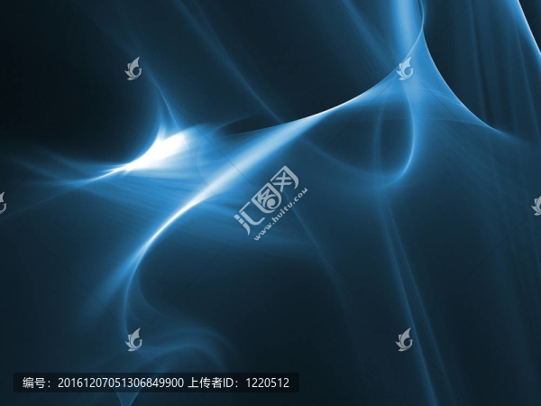 藍(lán)色的波浪