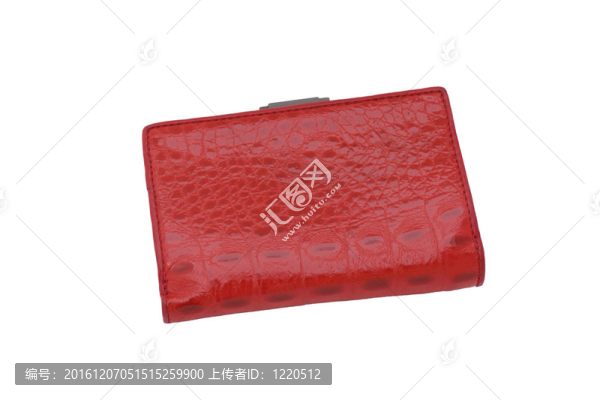 紅色的皮革錢(qián)包