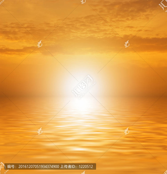 海上日落