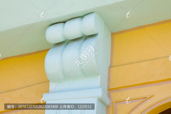卡通喜歡淺綠色柱的資本
