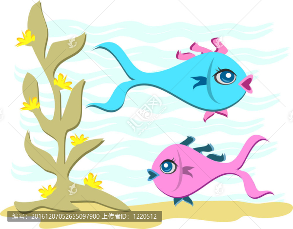 在海里游泳的魚